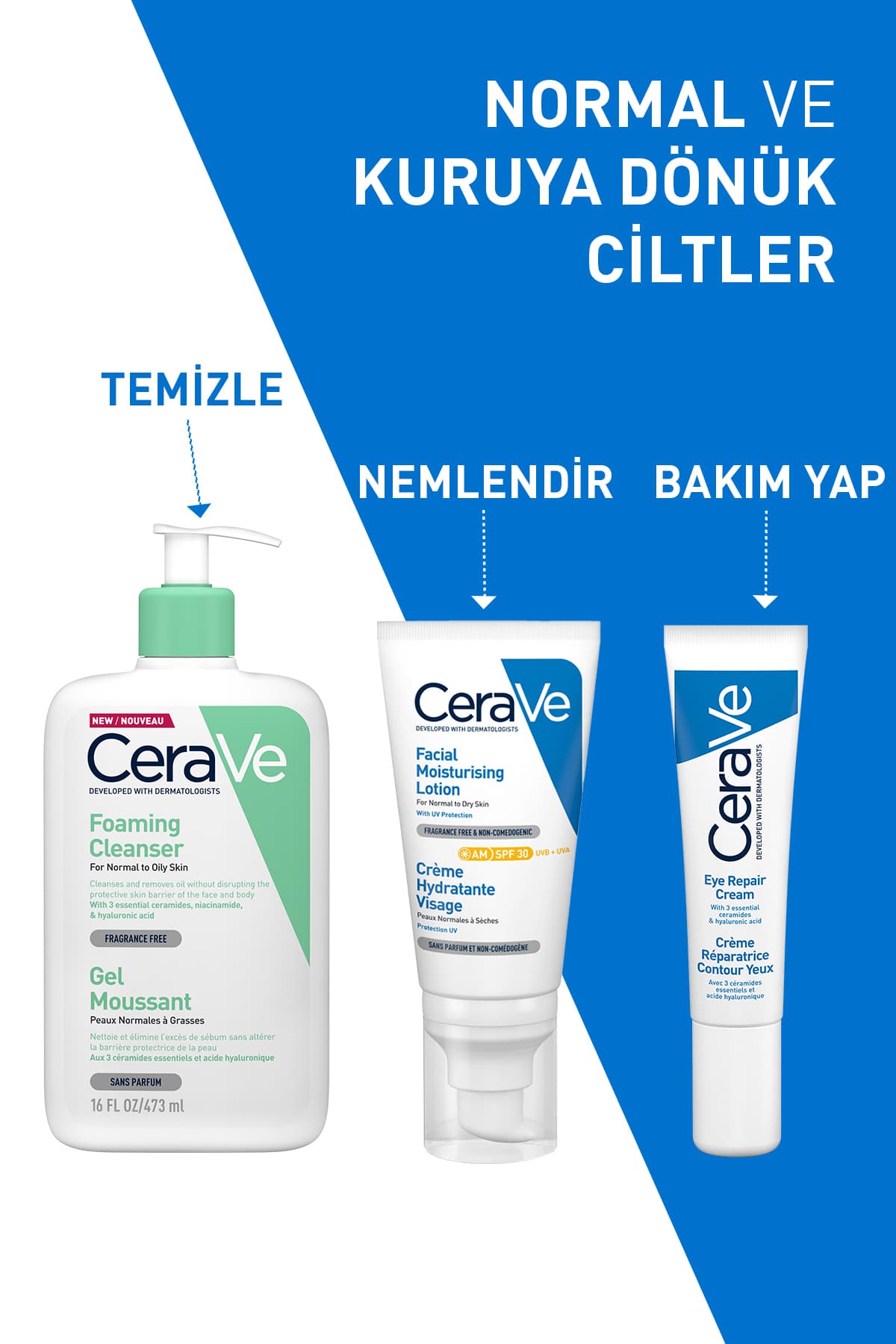 کرم مرطوبکننده صورت مناسب انواع پوست CeraVe حاوی SPF30 حجم 52 ml کرم مرطوبکننده صورت مناسب انواع پوست CeraVe حاوی SPF30 حجم 52 ml