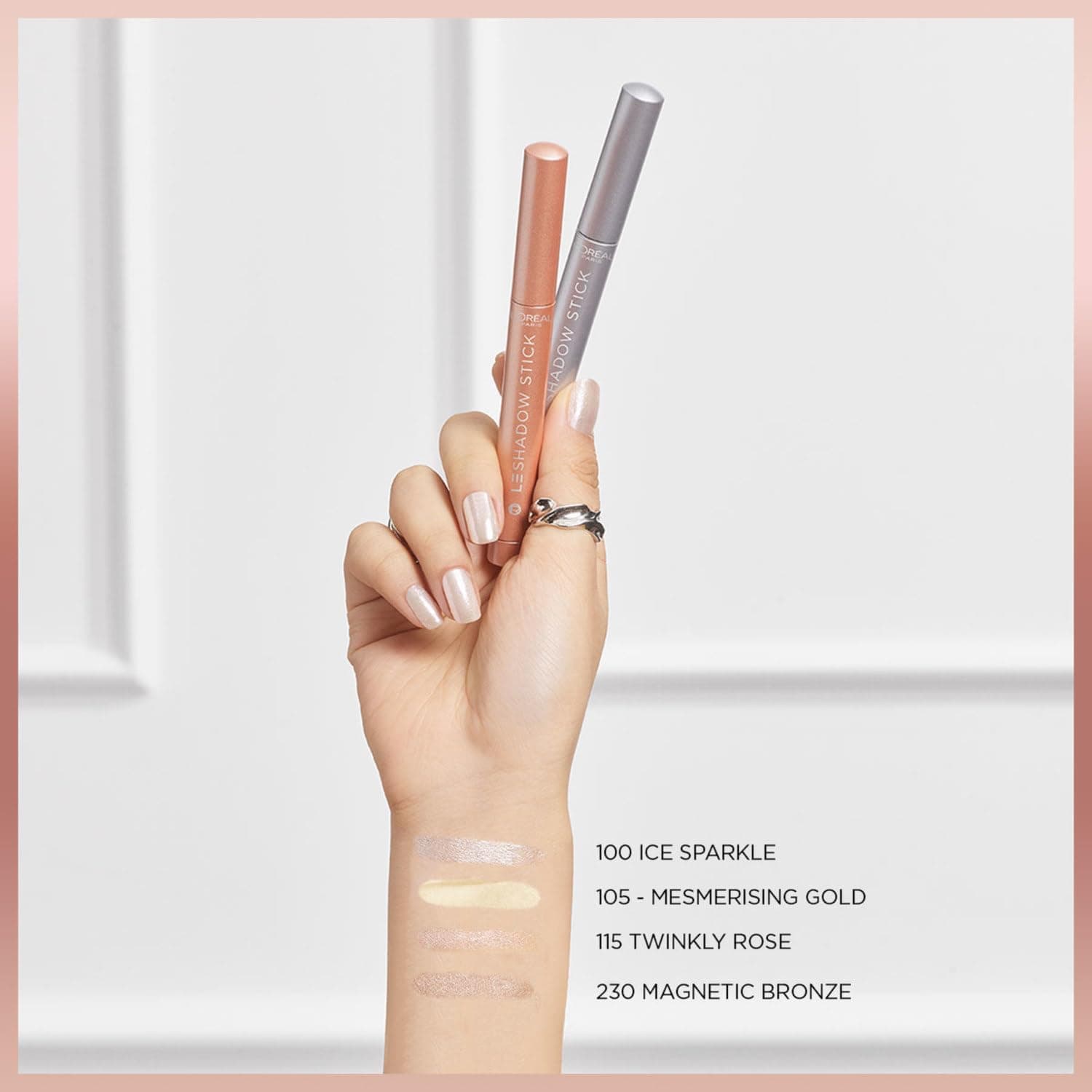 سایه چشم L'Oreal Paris Le Shadow Stick مدل 115 Twinkly Rose سایه چشم L'Oreal Paris Le Shadow Stick مدل 115 Twinkly Rose