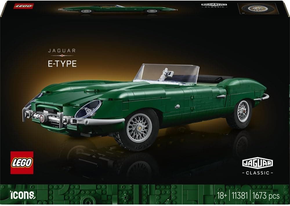 لگو Icons Jaguar E-Type مدل 11381 لگو Icons Jaguar E-Type مدل 11381