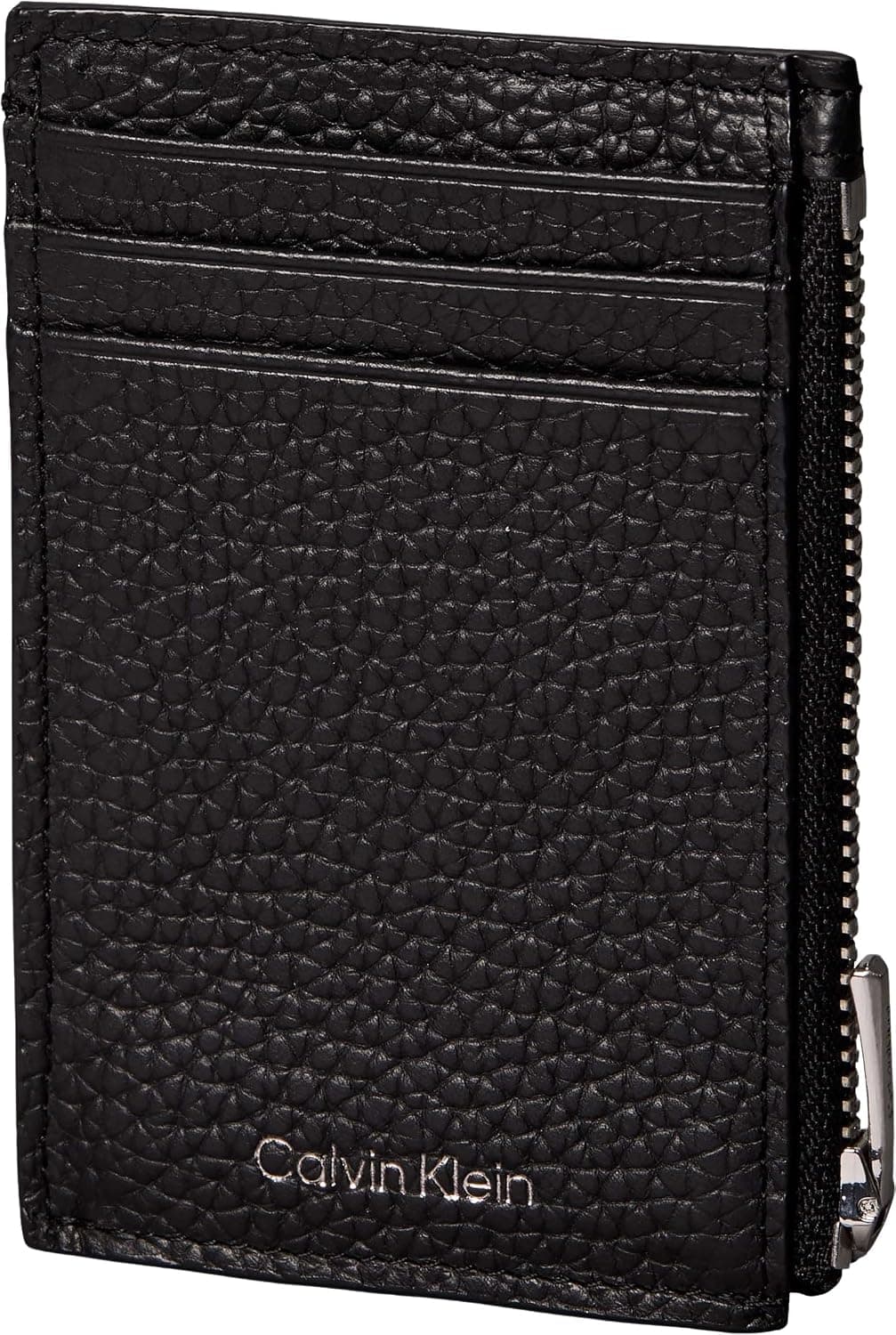 کارتخوار مردانه Calvin Klein با زیپ مشکی FOIL EMBOSS N/S OS کارتخوار مردانه Calvin Klein با زیپ مشکی FOIL EMBOSS N/S OS