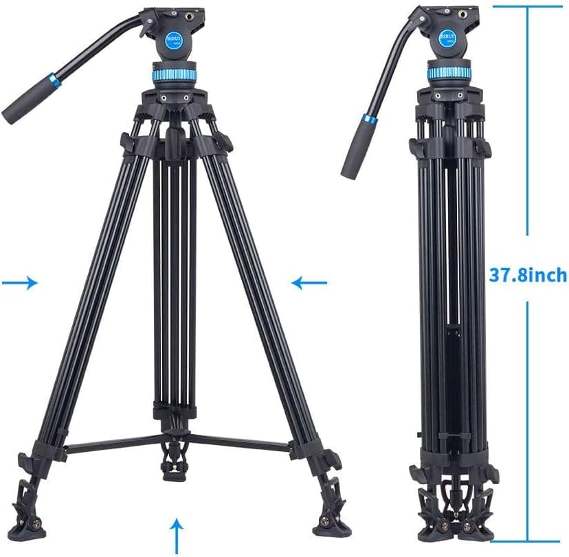 سهپایه فیلمبرداری Sirui مدل SH-25 همراه با سر ویدیویی سهپایه فیلمبرداری Sirui مدل SH-25 همراه با سر ویدیویی