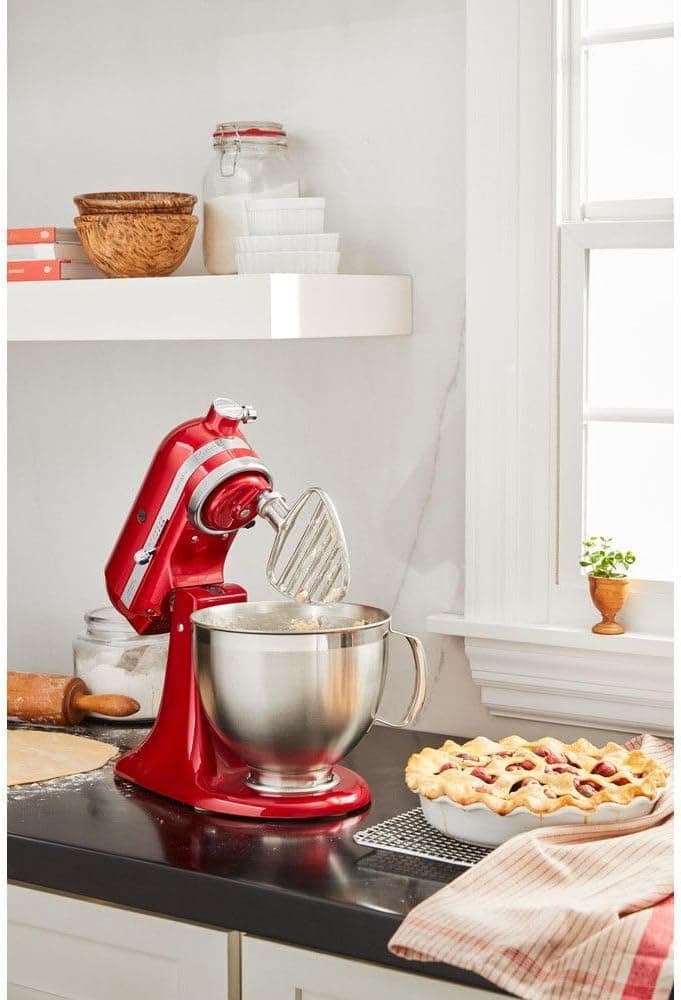 سری خمیرزن شیرینیپزی KitchenAid مناسب همزنهای کاسهای متوسط با موتور کجشونده استیل مدل 5KSMPB5SS سری خمیرزن شیرینیپزی KitchenAid مناسب همزنهای کاسهای متوسط با موتور کجشونده استیل مدل 5KSMPB5SS