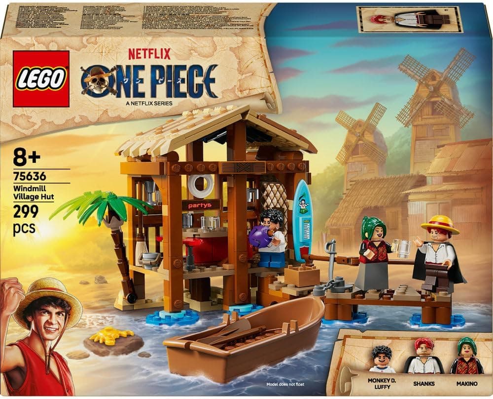 لگو ONE PIECE کلبه دهکده آسیاب بادی مدل 75636 لگو ONE PIECE کلبه دهکده آسیاب بادی مدل 75636