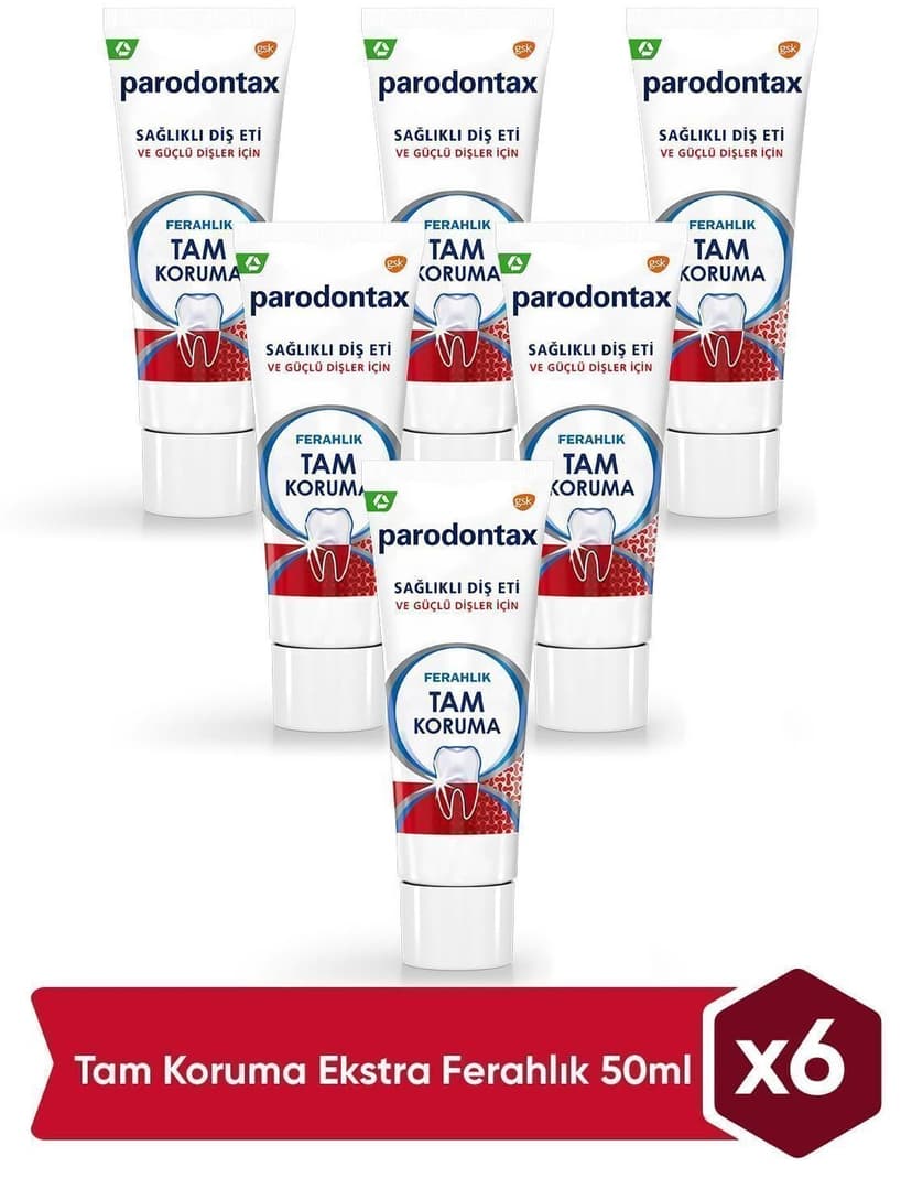 خمیردندان Parodontax محافظت کامل با طراوت 6x50ml خمیردندان Parodontax محافظت کامل با طراوت 6x50ml