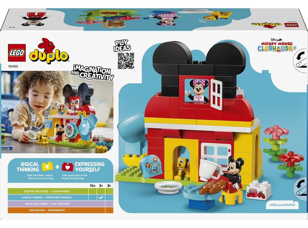لگو DUPLO خانه کلوپ Minnie Pluto Mickey مدل 10465 87 قطعه لگو DUPLO خانه کلوپ Minnie Pluto Mickey مدل 10465 87 قطعه