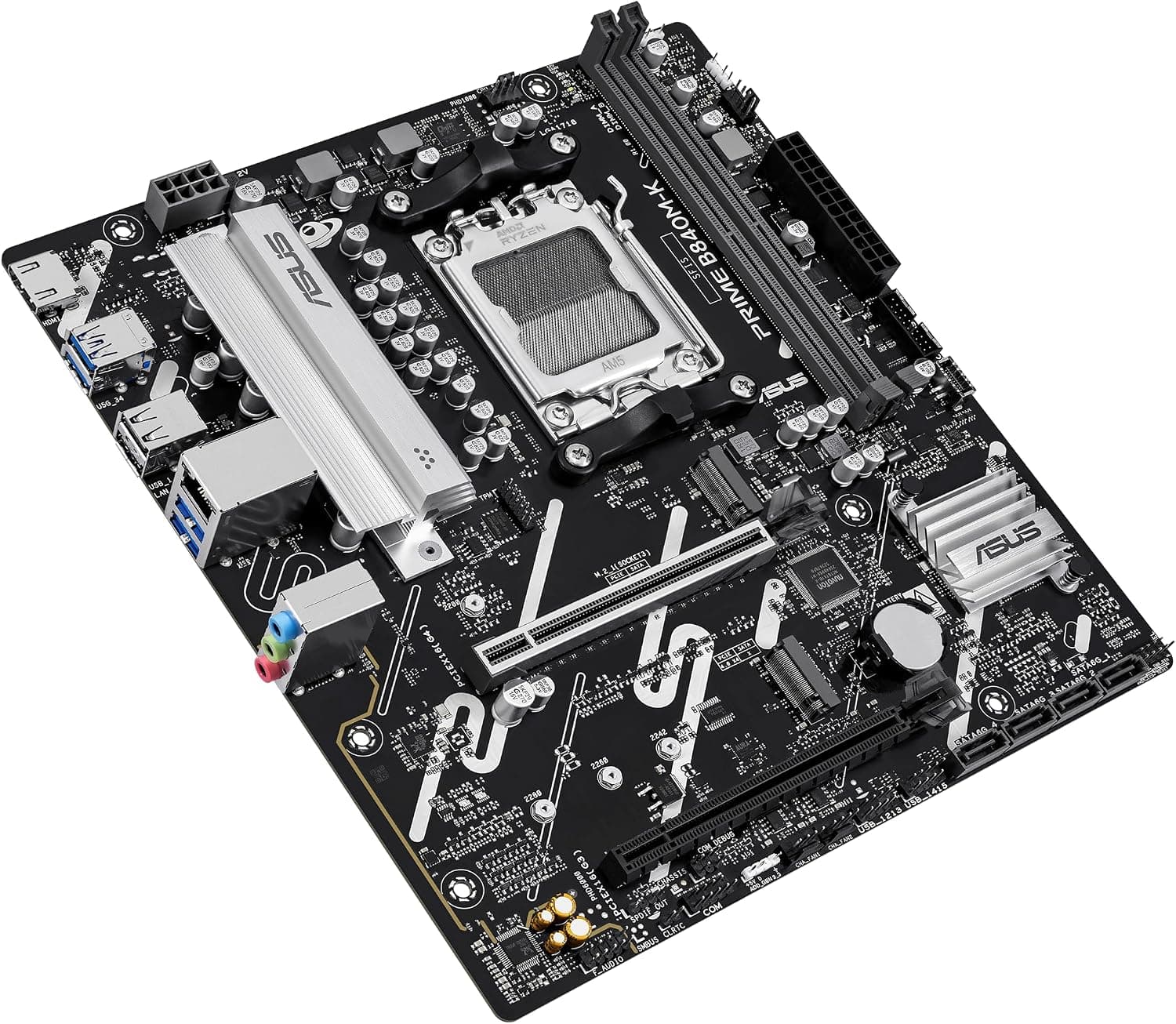 مادربرد ASUS مدل PRIME B840M-K با سوکت AM5 و فرم فاکتور mATX مادربرد ASUS مدل PRIME B840M-K با سوکت AM5 و فرم فاکتور mATX