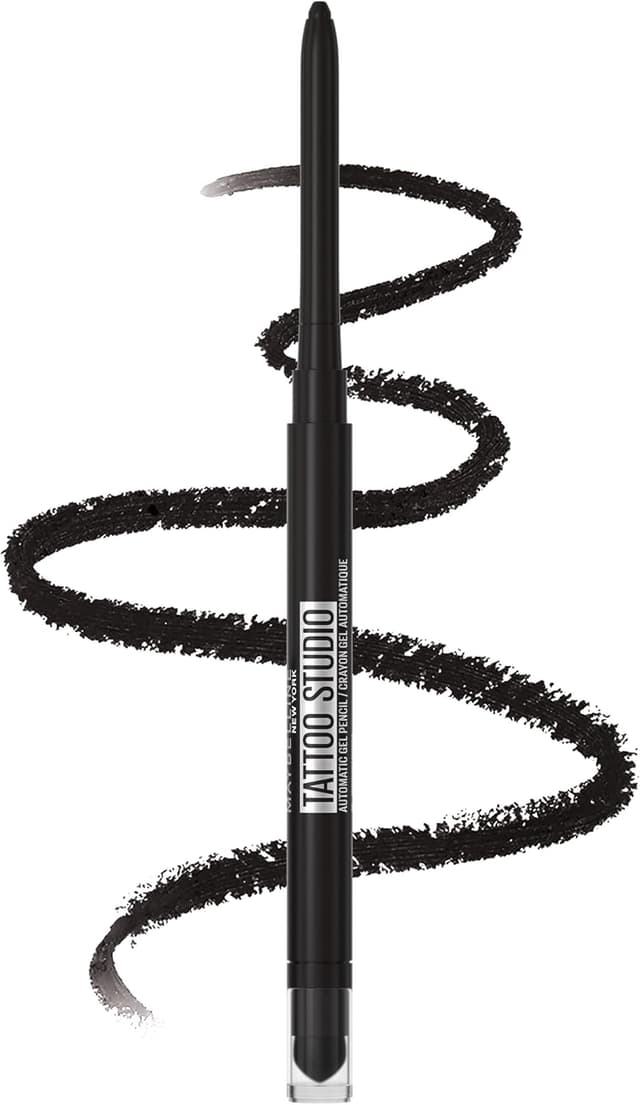 مداد ژلی چشم MAYBELLINE New York Tattoo Smokey Kohl ضدآب و ضد پخششدن، مشکی دودی مداد ژلی چشم MAYBELLINE New York Tattoo Smokey Kohl ضدآب و ضد پخششدن، مشکی دودی