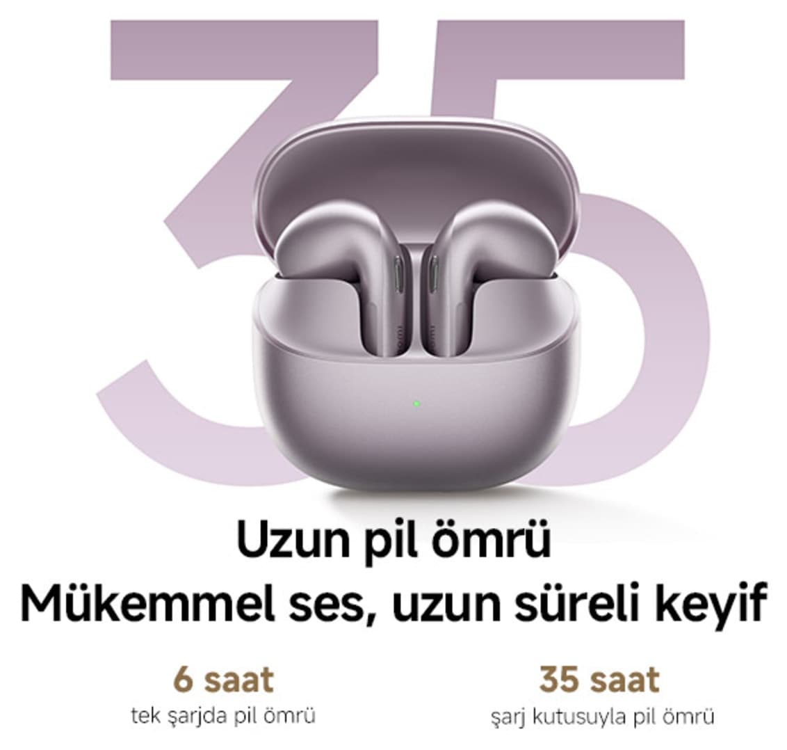 هدفون بیسیم TWS Xiaomi Buds 6 سفید ANC BT 5.4 هدفون بیسیم TWS Xiaomi Buds 6 سفید ANC BT 5.4