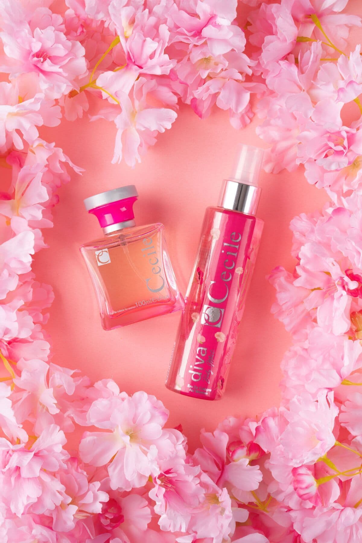 ادو تویلت و بادی میست Cecile Diva مدل 2×150 ml ادو تویلت و بادی میست Cecile Diva مدل 2×150 ml