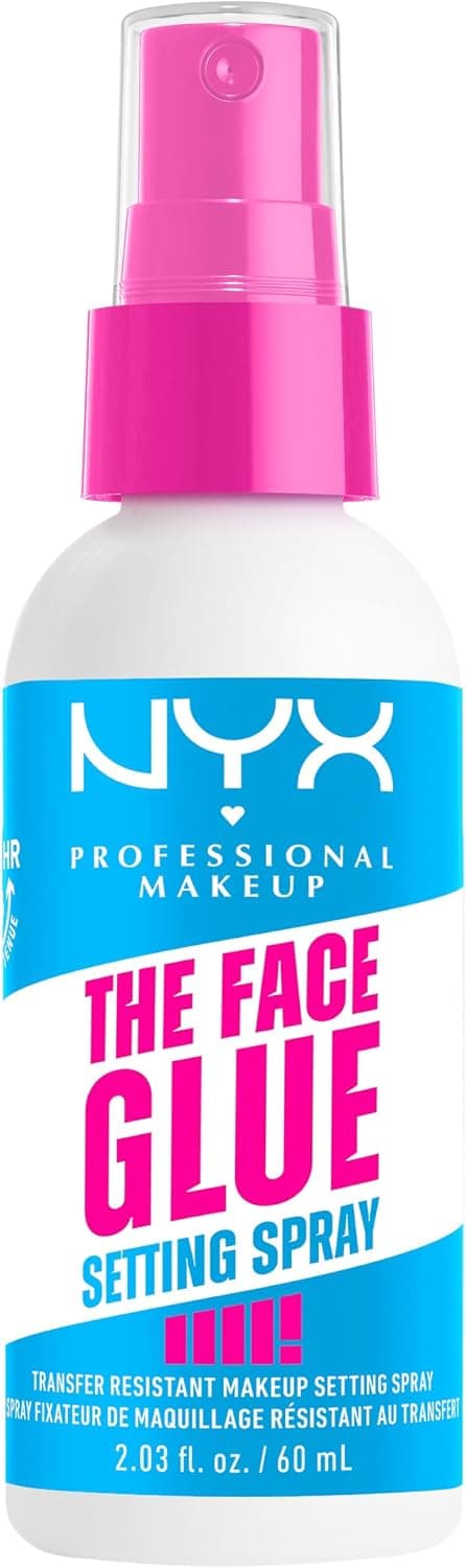 اسپری تثبیت آرایش NYX Professional Makeup ضدانتقال ۲۴ساعته ضدآب The Face Glue 60ml اسپری تثبیت آرایش NYX Professional Makeup ضدانتقال ۲۴ساعته ضدآب The Face Glue 60ml