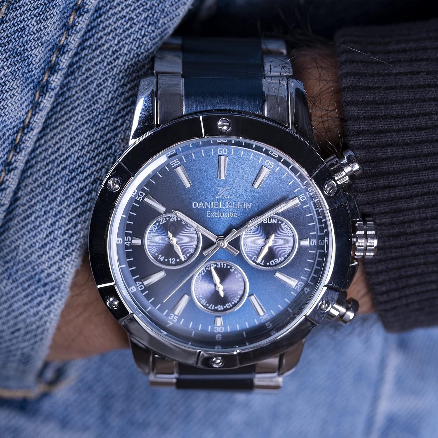 ساعت مچی مردانه Daniel Klein صفحه عقربهای مدل DK10927-3 ساعت مچی مردانه Daniel Klein صفحه عقربهای مدل DK10927-3