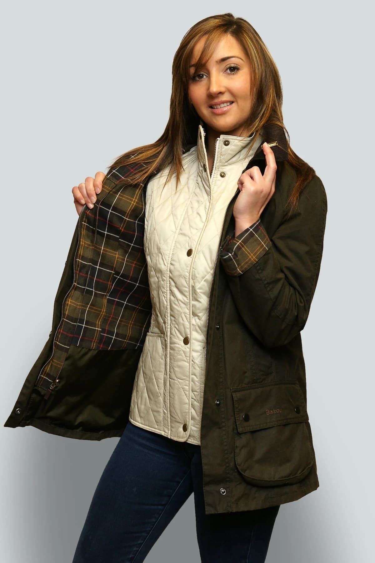 ژاکت زنانه Barbour مدل LWX0668OL71 ژاکت زنانه Barbour مدل LWX0668OL71