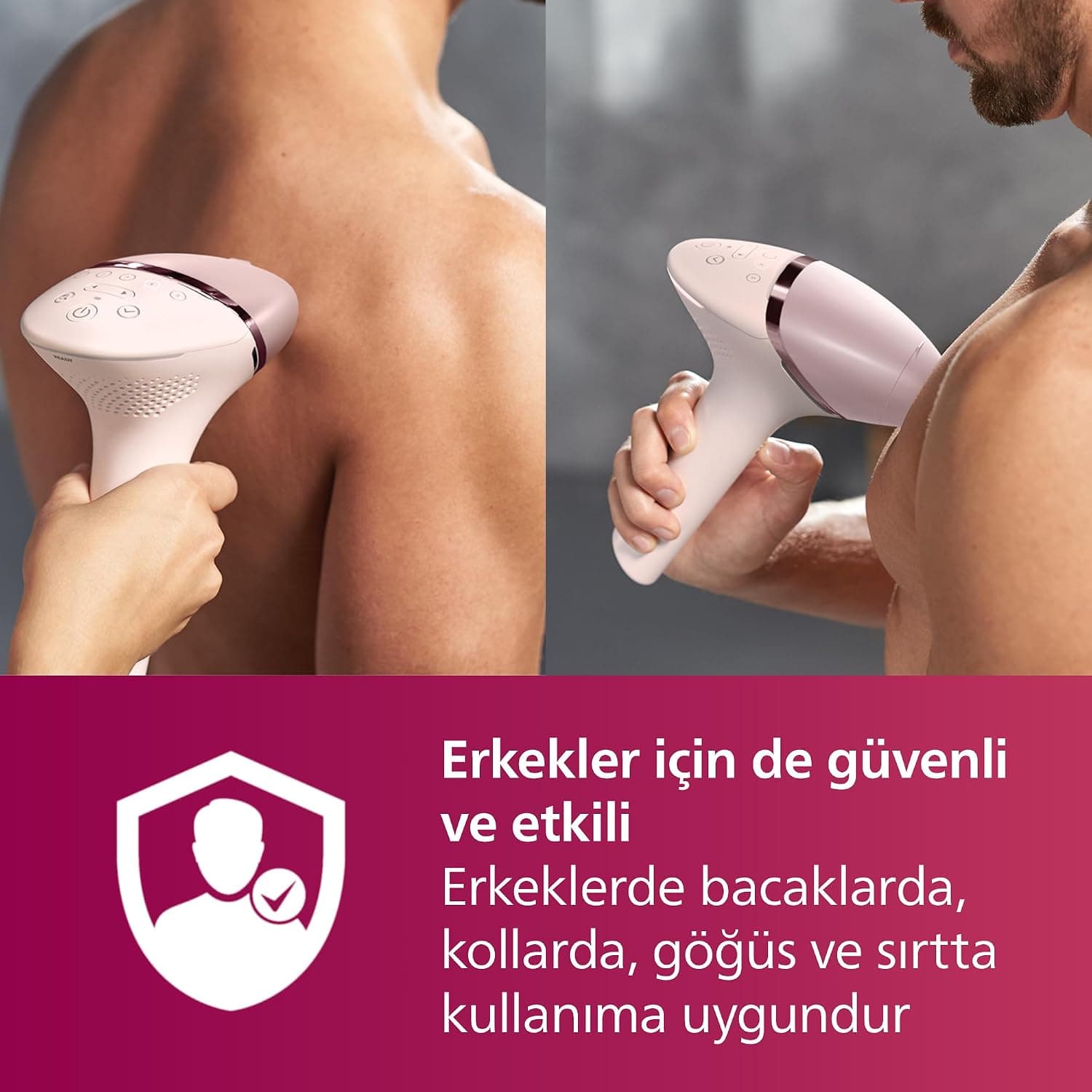 دستگاه لیزر اپیلیشن IPL Philips هد بدن و صورت سفید مدل BRI921/00 دستگاه لیزر اپیلیشن IPL Philips هد بدن و صورت سفید مدل BRI921/00