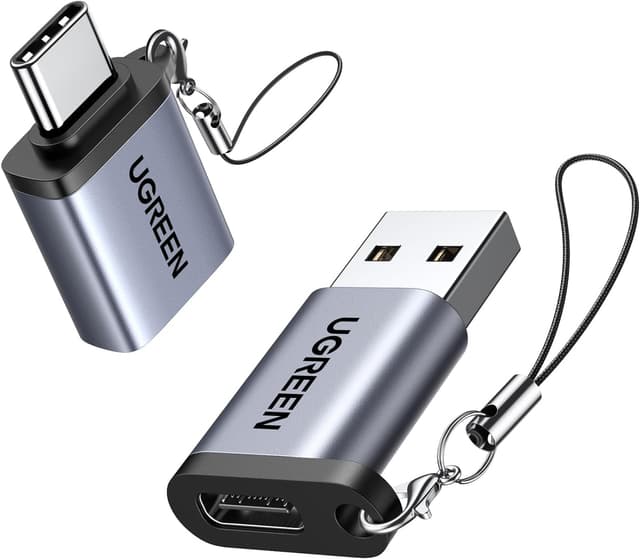 مبدل USB به USB C دوعددی UGREEN سرعت 10Gbps مبدل USB به USB C دوعددی UGREEN سرعت 10Gbps