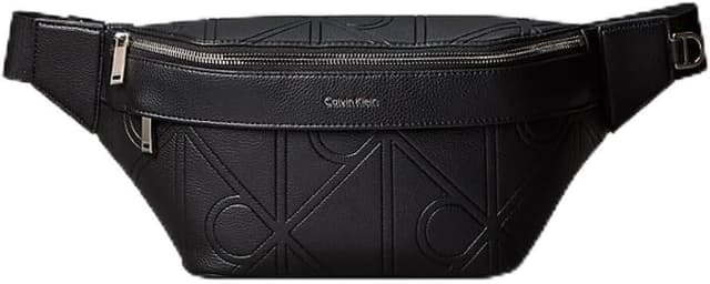 کیف کمری مردانه Calvin Klein Emblem Aop Emboss مشکی تکسایز مدل LV04D3332GUB1 کیف کمری مردانه Calvin Klein Emblem Aop Emboss مشکی تکسایز مدل LV04D3332GUB1