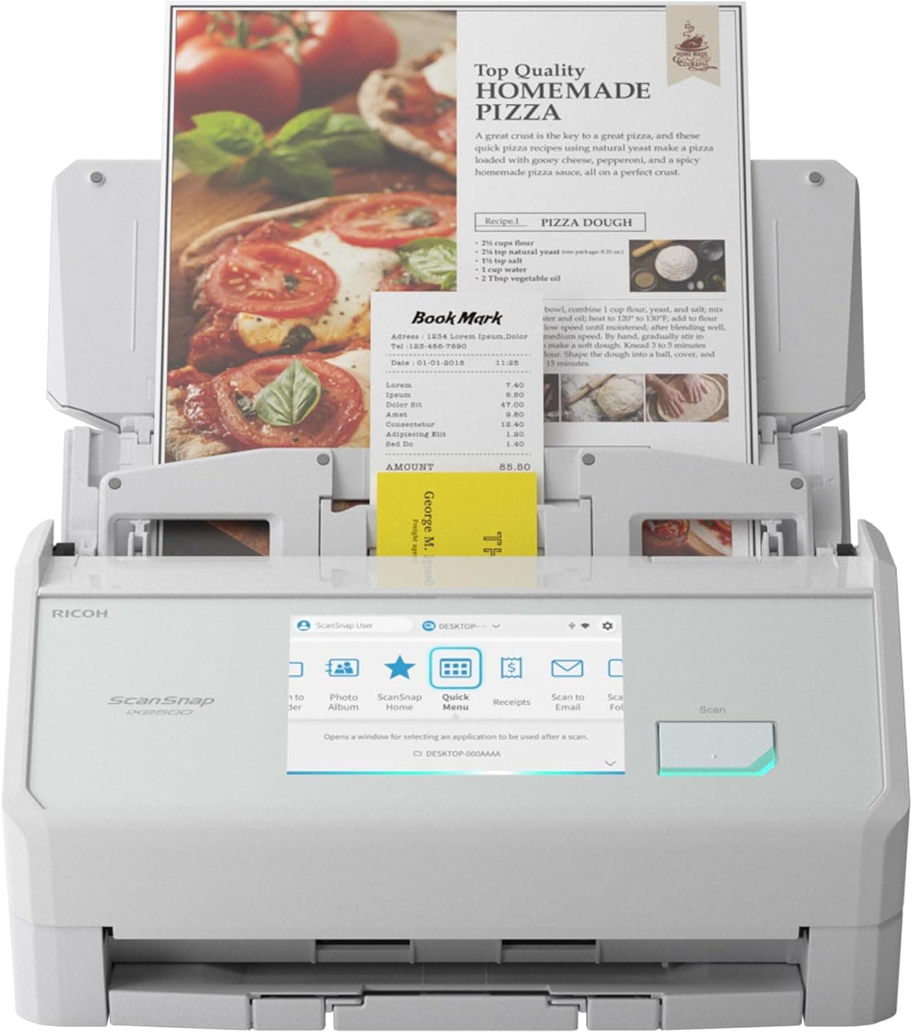اسکنر Ricoh ScanSnap A4 مدل IX2500 اسکنر Ricoh ScanSnap A4 مدل IX2500