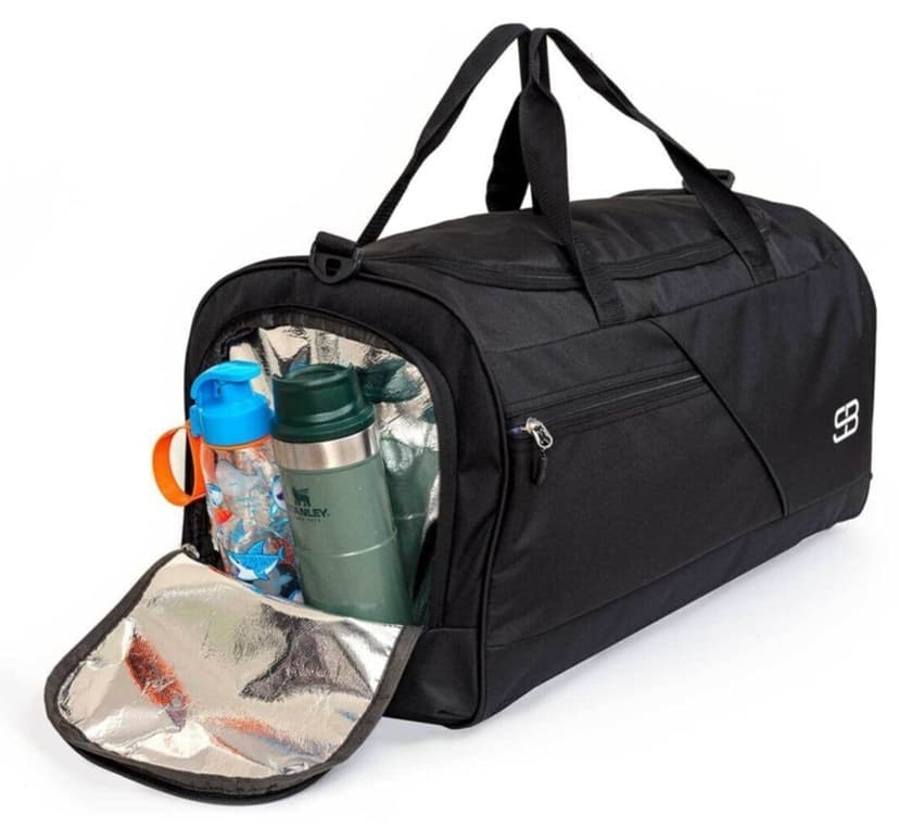 ساک ورزشی و سفری یونیسکس Solo Bag بزرگ مشکی با محفظه کفش و ترموس ساک ورزشی و سفری یونیسکس Solo Bag بزرگ مشکی با محفظه کفش و ترموس