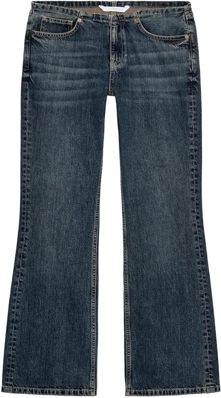 شلوار جین زنانه Zara TRF کمر پایین آبی سایز 40 شلوار جین زنانه Zara TRF کمر پایین آبی سایز 40