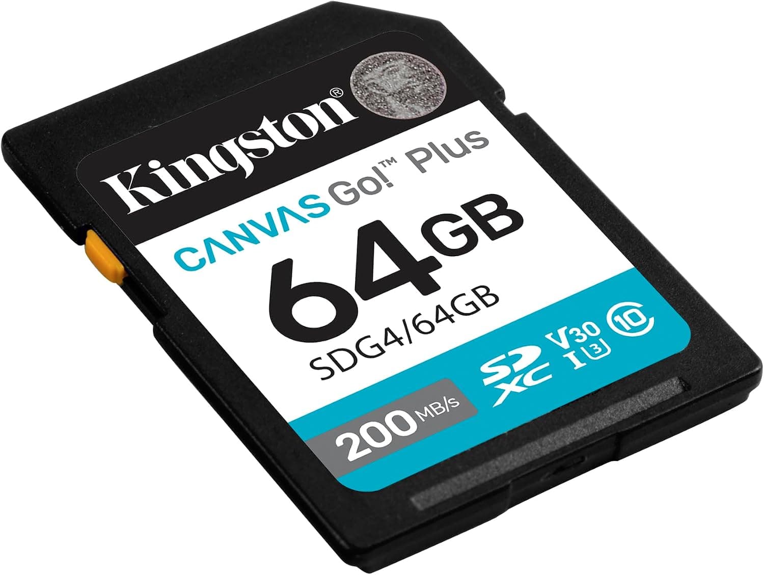 کارت حافظه SD Kingston Canvas Go Plus 64GB تا 200MB/s مدل SDG4/64GB کارت حافظه SD Kingston Canvas Go Plus 64GB تا 200MB/s مدل SDG4/64GB