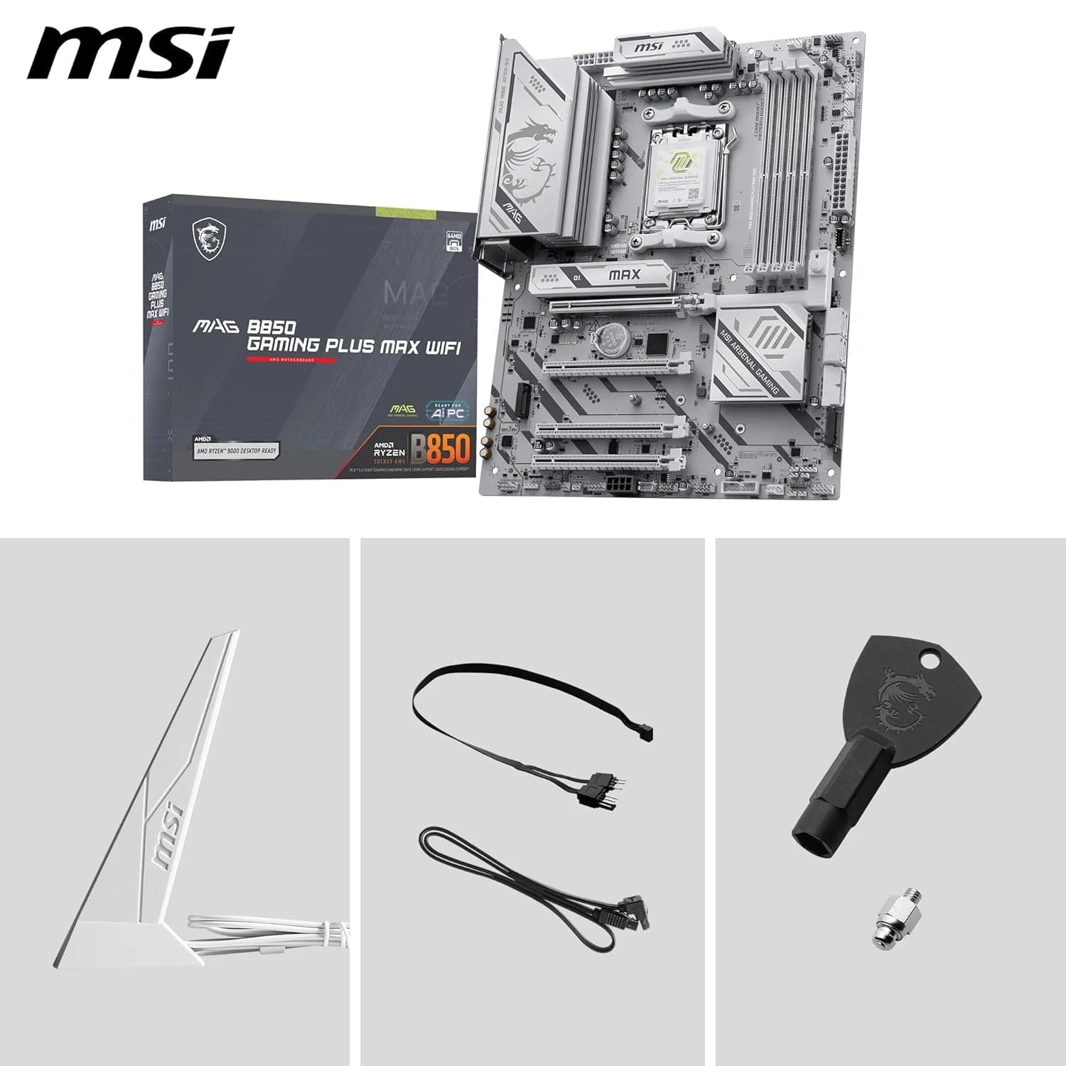 مادربرد MSI mag B850 Gaming Plus MAX WiFi مادربرد MSI mag B850 Gaming Plus MAX WiFi