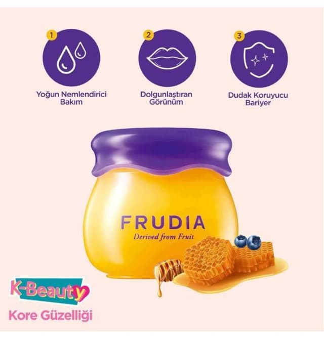 بالم لب زغالاخته Frudia مرطوبکننده 10G بالم لب زغالاخته Frudia مرطوبکننده 10G