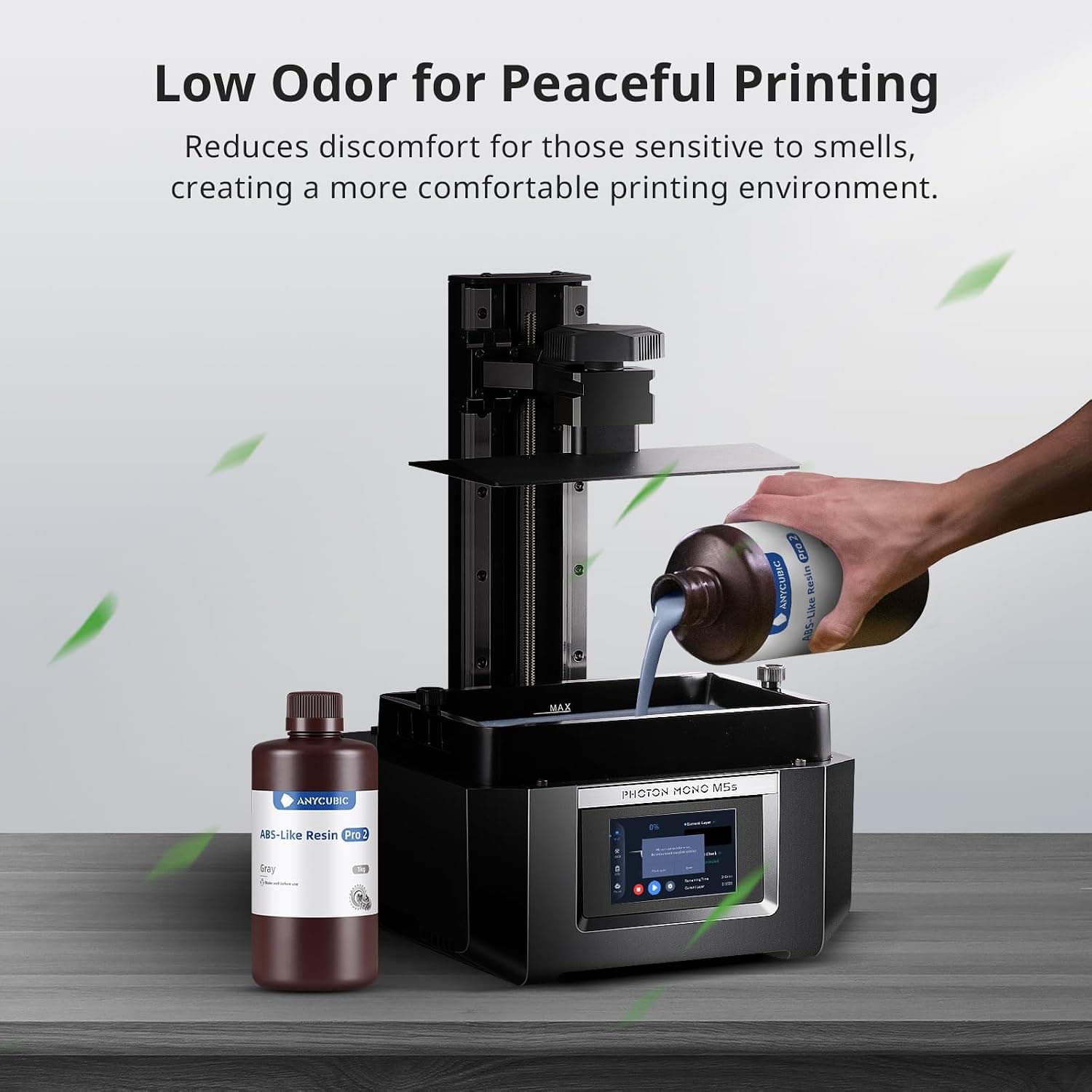 رزین پرینتر سه بعدی ANYCUBIC خاکستری مدل ABS PRO 2 رزین پرینتر سه بعدی ANYCUBIC خاکستری مدل ABS PRO 2