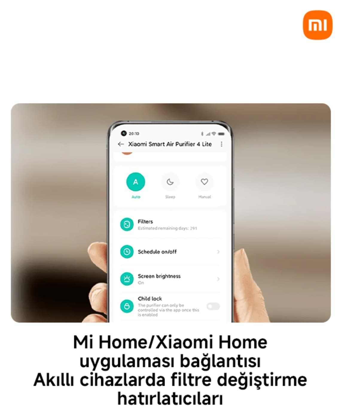 دستگاه تصفیه هوای Xiaomi با فیلتر HEPA مدل Mi Smart 4 Lite دستگاه تصفیه هوای Xiaomi با فیلتر HEPA مدل Mi Smart 4 Lite