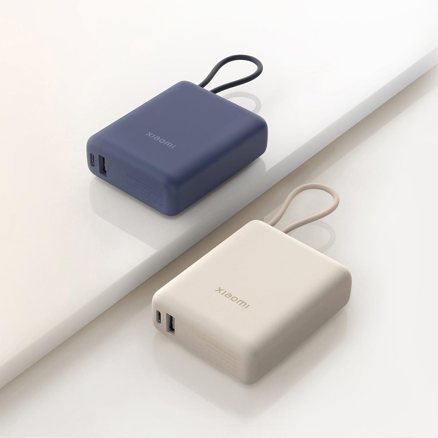پاوربانک Xiaomi 33W 10000mAh با کابل یکپارچه قهوهای روشن مدل GL پاوربانک Xiaomi 33W 10000mAh با کابل یکپارچه قهوهای روشن مدل GL