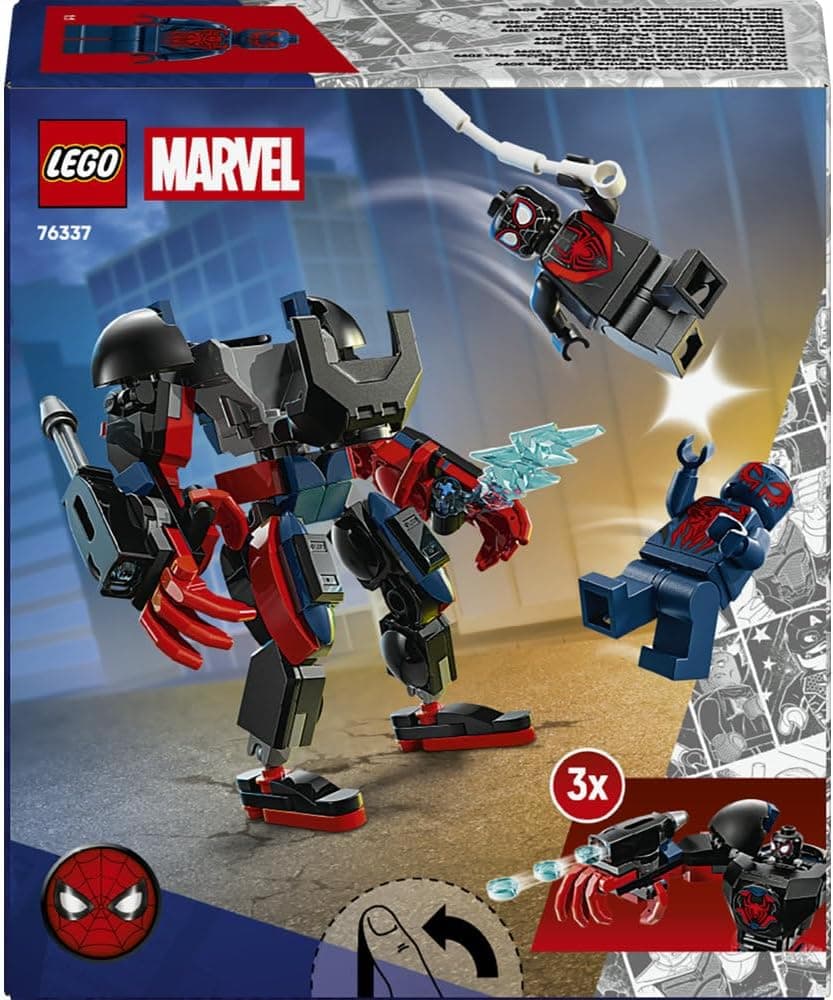 لگو Marvel Miles Morales Mech vs. Spider-Man 2099 مدل 76337 لگو Marvel Miles Morales Mech vs. Spider-Man 2099 مدل 76337
