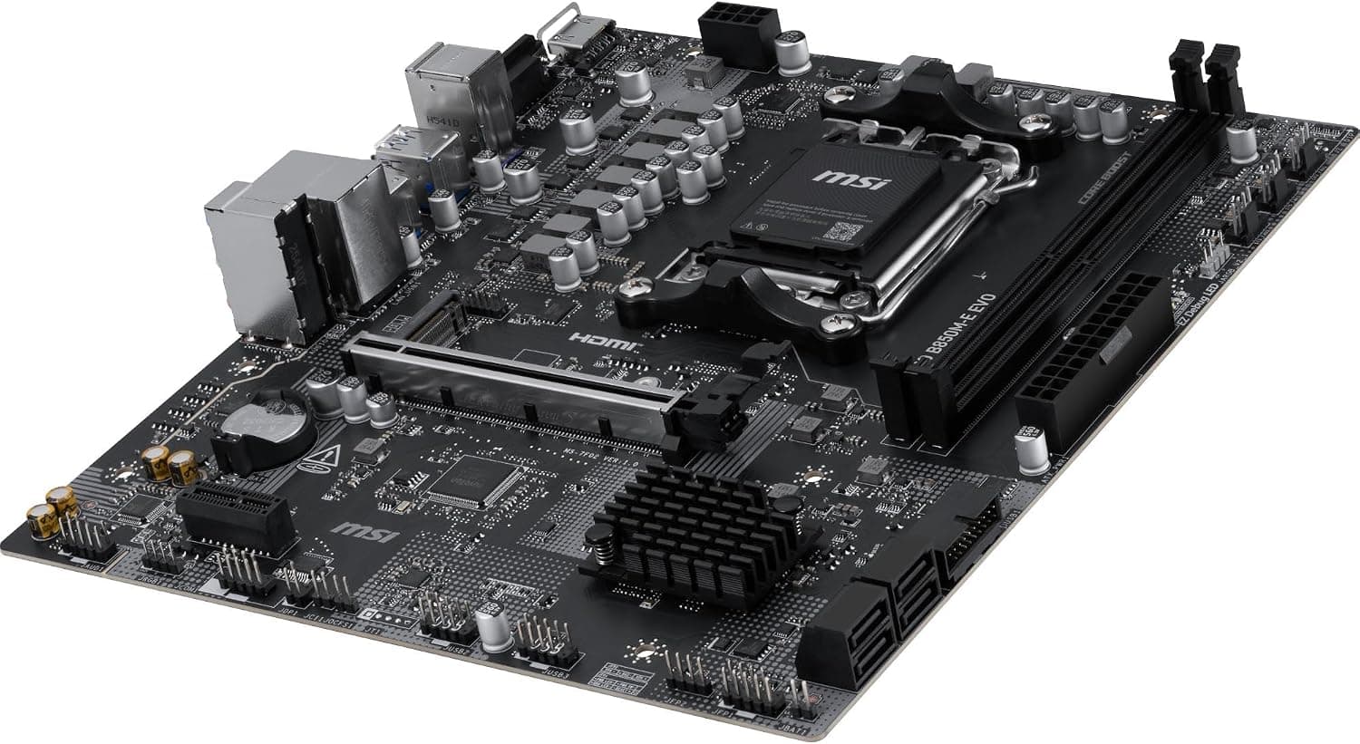 مادربرد MSI مدل MB PRO B850M-E EVO سوکت AM5 حافظه DDR5 فرم فاکتور mATX مادربرد MSI مدل MB PRO B850M-E EVO سوکت AM5 حافظه DDR5 فرم فاکتور mATX