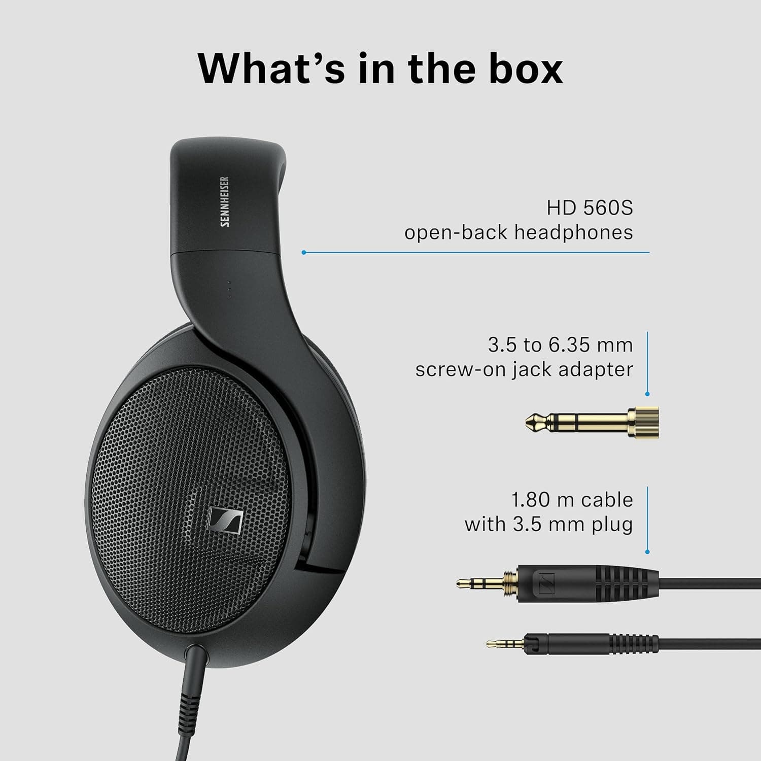 هدفون Sennheiser روگوشی مدل HD 560S هدفون Sennheiser روگوشی مدل HD 560S