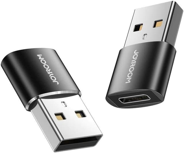 مبدل JOYROOM USB به Type-C مشکی مدل S-H152 مبدل JOYROOM USB به Type-C مشکی مدل S-H152