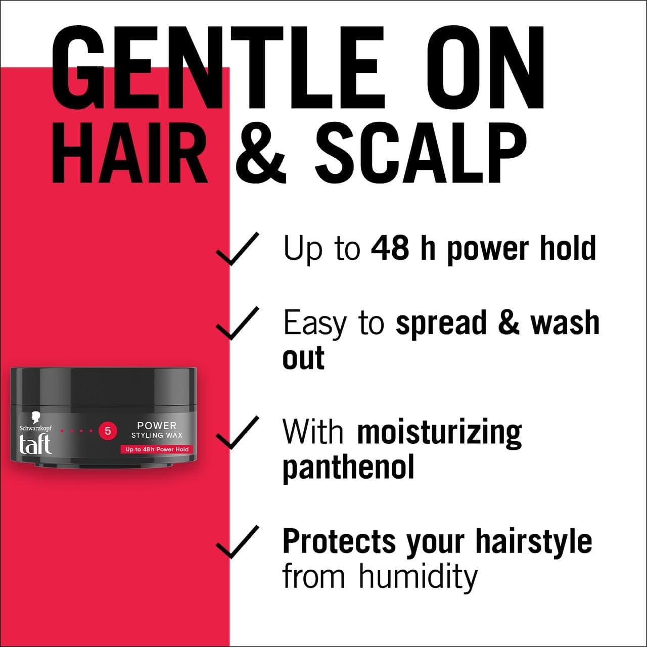 حالت دهنده مو Schwarzkopf Taft Power Wax 75ml حالت دهنده مو Schwarzkopf Taft Power Wax 75ml