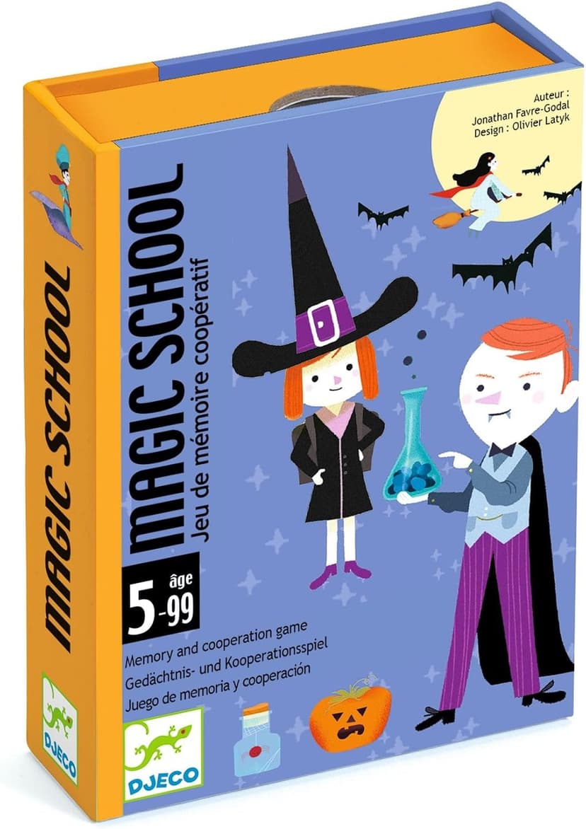 کارتهای بازی Magic School Djeco مدل 35144 چندرنگ کارتهای بازی Magic School Djeco مدل 35144 چندرنگ