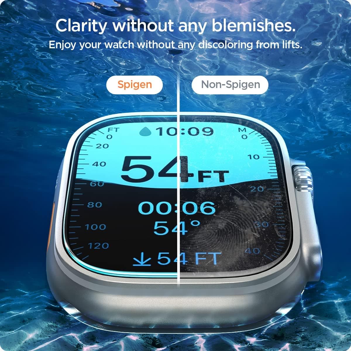 محافظ صفحه Spigen GLAStR EZ Fit Apple Watch ULTRA 4/3/2/1 49mm 2 عددی محافظ صفحه Spigen GLAStR EZ Fit Apple Watch ULTRA 4/3/2/1 49mm 2 عددی