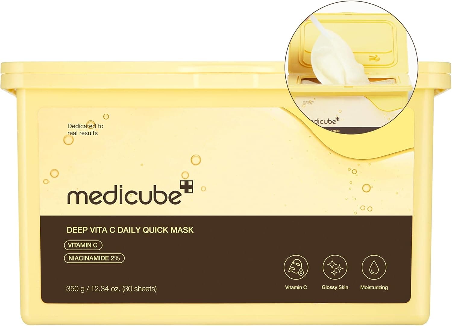 ماسک ورقهای صورت Medicube Deep Vita C Daily Quick 30 عددی کرهای ماسک ورقهای صورت Medicube Deep Vita C Daily Quick 30 عددی کرهای