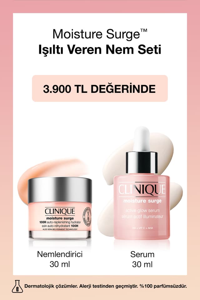 ست آبرسان Clinique Moisture Surge درخشانکننده ست آبرسان Clinique Moisture Surge درخشانکننده