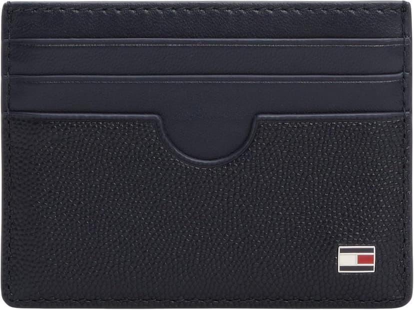 کیف پول مردانه Tommy Hilfiger TH Flag CC Holder آبی اسپیس کیف پول مردانه Tommy Hilfiger TH Flag CC Holder آبی اسپیس