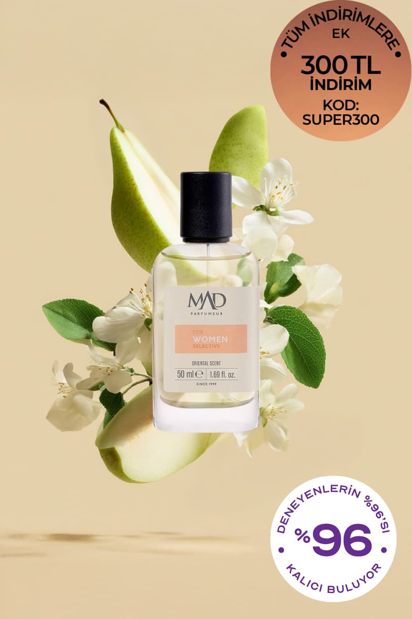 عطر زنانه Mad Parfüm Selective مدل W213 50 ml عطر زنانه Mad Parfüm Selective مدل W213 50 ml