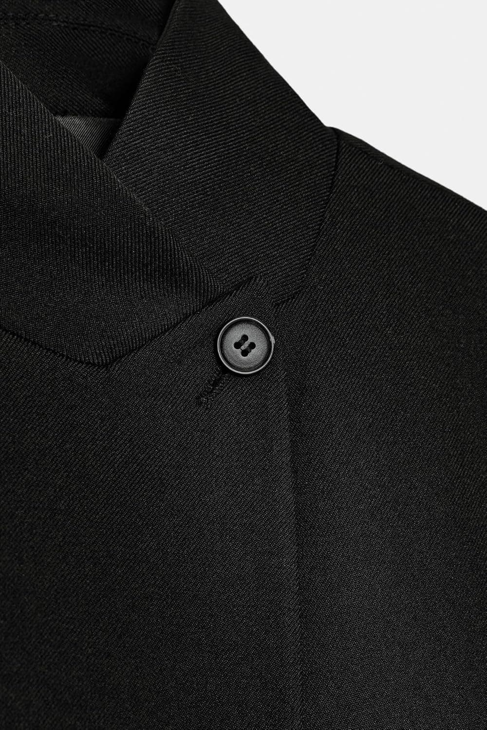 بلیزر مردانه ZARA پشمی ترکیبی مشکی سایز L ZW Collection بلیزر مردانه ZARA پشمی ترکیبی مشکی سایز L ZW Collection