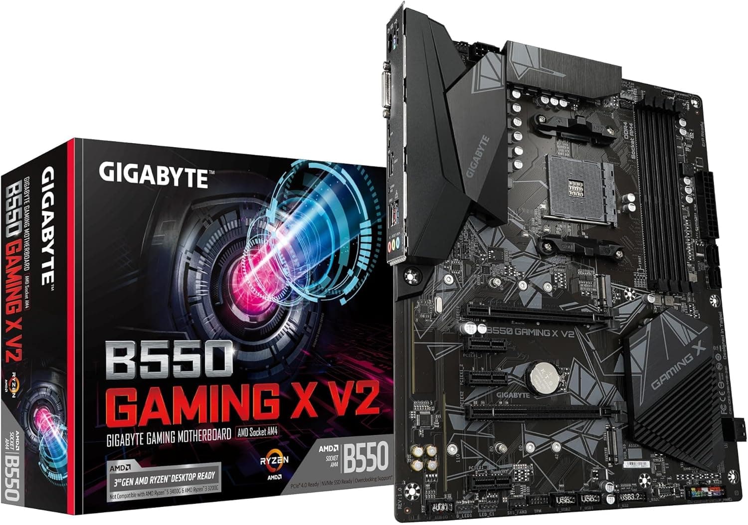 مادربرد Gigabyte مدل B550 Gaming X V2 سازگار با AMD Ryzen 5000 مادربرد Gigabyte مدل B550 Gaming X V2 سازگار با AMD Ryzen 5000
