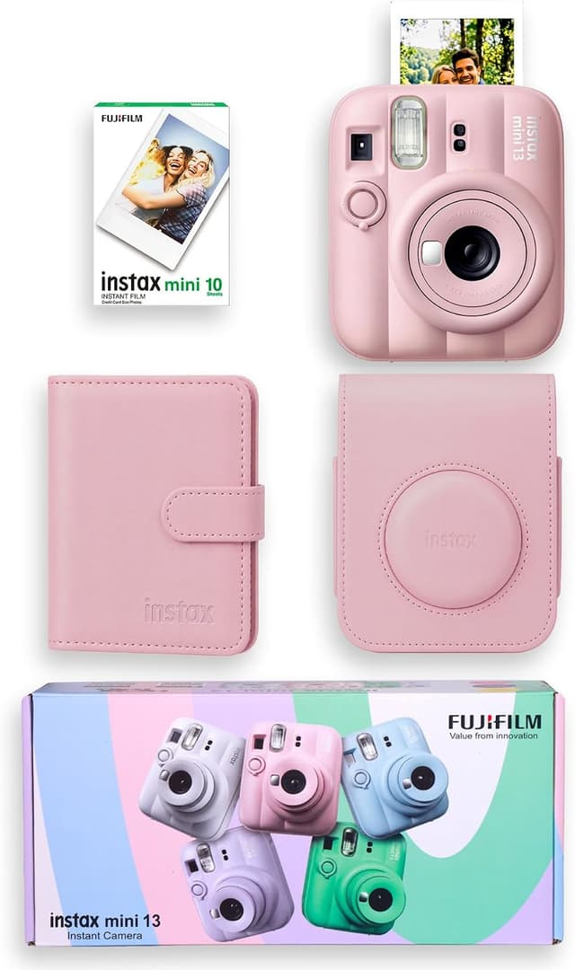 دوربین عکاسی Instax Mini 13 مدل Fujifilm همراه کیف، آلبوم و فیلم ۱۰تایی دوربین عکاسی Instax Mini 13 مدل Fujifilm همراه کیف، آلبوم و فیلم ۱۰تایی