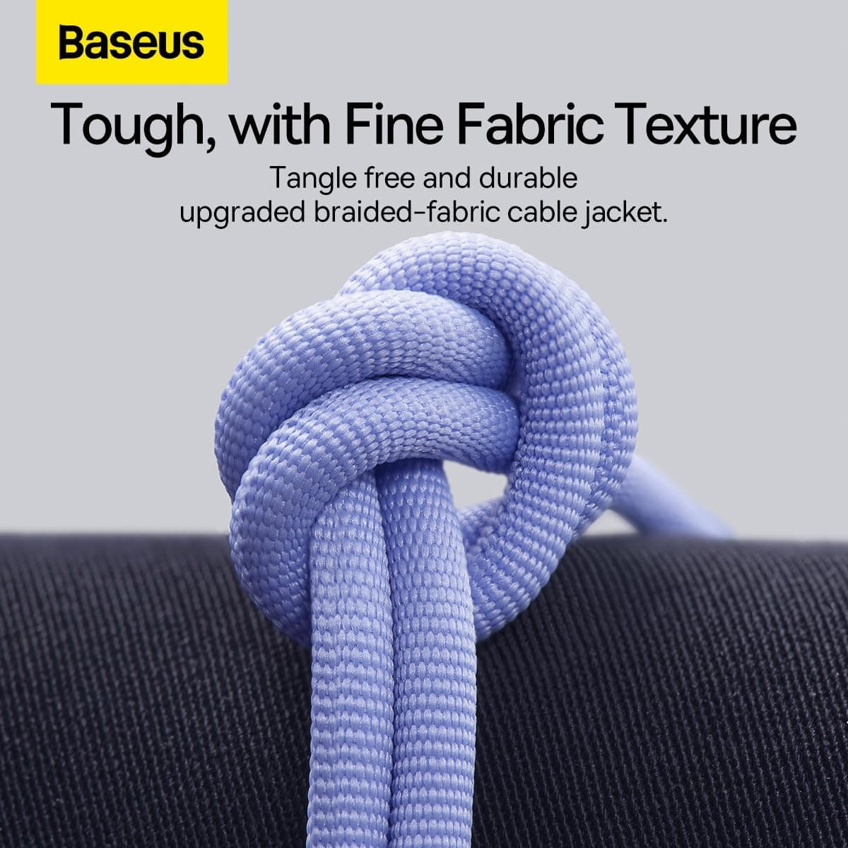 کابل Baseus Crystal Shine 20W Type-C to Lightning، 1.2m، بنفش کابل Baseus Crystal Shine 20W Type-C to Lightning، 1.2m، بنفش