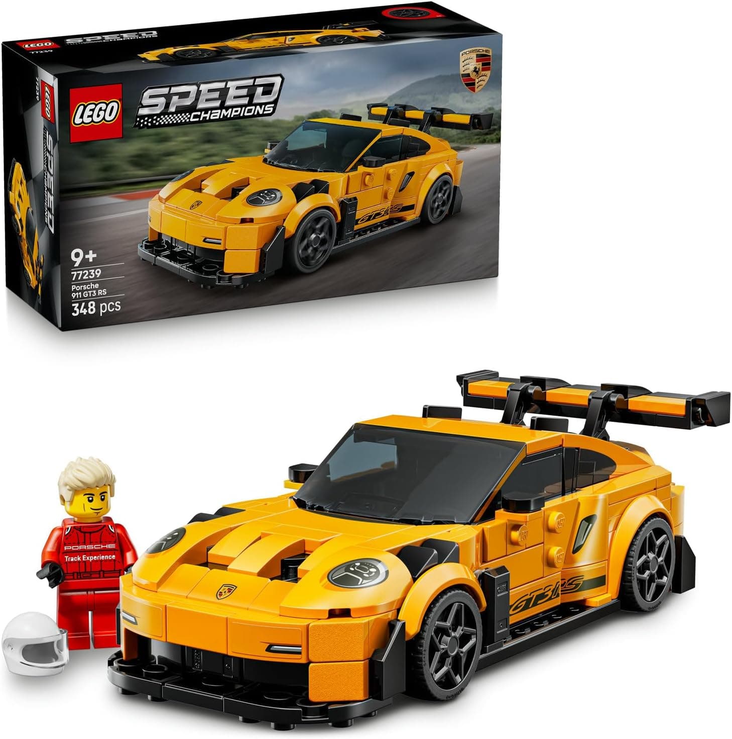 لگو Speed Champions Porsche خودروی سوپراسپرت 911 GT3 RS مدل 77239 لگو Speed Champions Porsche خودروی سوپراسپرت 911 GT3 RS مدل 77239