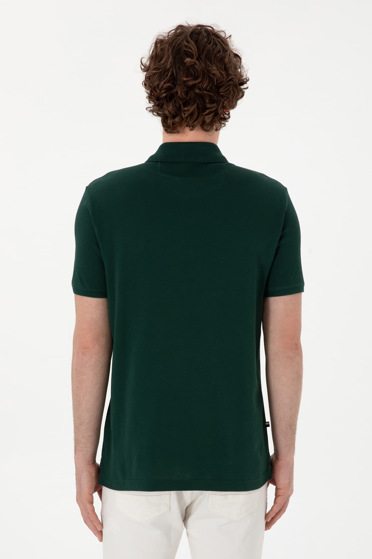 تیشرت مردانه U.S. Polo Assn. فیت معمولی یقه پولو سبز تیره مدل 50298031-VR079 تیشرت مردانه U.S. Polo Assn. فیت معمولی یقه پولو سبز تیره مدل 50298031-VR079