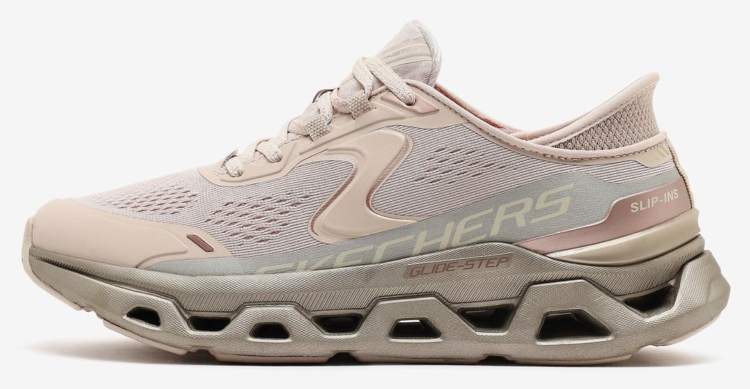 کفش ورزشی زنانه Skechers GLIDE-STEP ALTUS STARLIGHT SHINE طلایی طبیعی مدل 150514 NTGD کفش ورزشی زنانه Skechers GLIDE-STEP ALTUS STARLIGHT SHINE طلایی طبیعی مدل 150514 NTGD