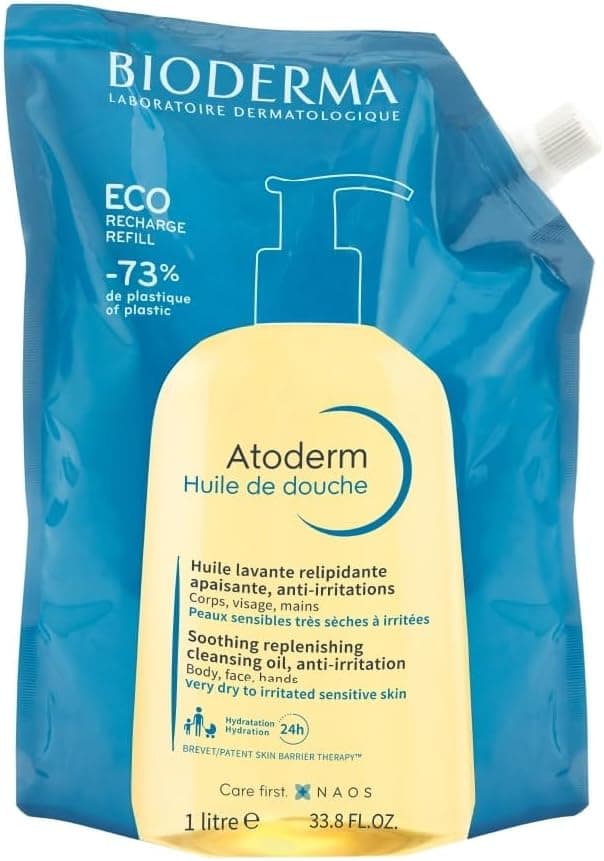 روغن دوش Bioderma Atoderm مرطوبکننده و مغذی پوست خشک نیاسینامید 1 Lt روغن دوش Bioderma Atoderm مرطوبکننده و مغذی پوست خشک نیاسینامید 1 Lt