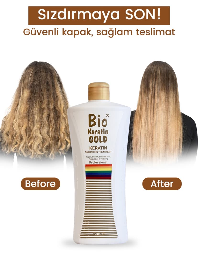 تریتمنت مو Bio Keratin Gold فن برزیلی 700 ml مدل 8681546031073 تریتمنت مو Bio Keratin Gold فن برزیلی 700 ml مدل 8681546031073