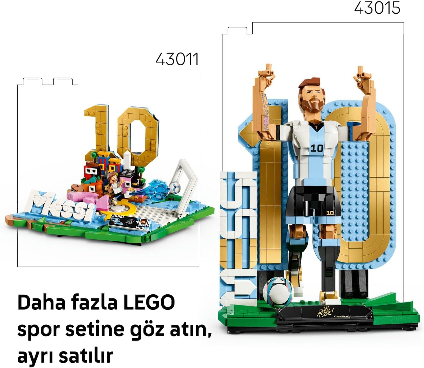 لگو Editions Lionel Messi جشن مدل 43018 لگو Editions Lionel Messi جشن مدل 43018