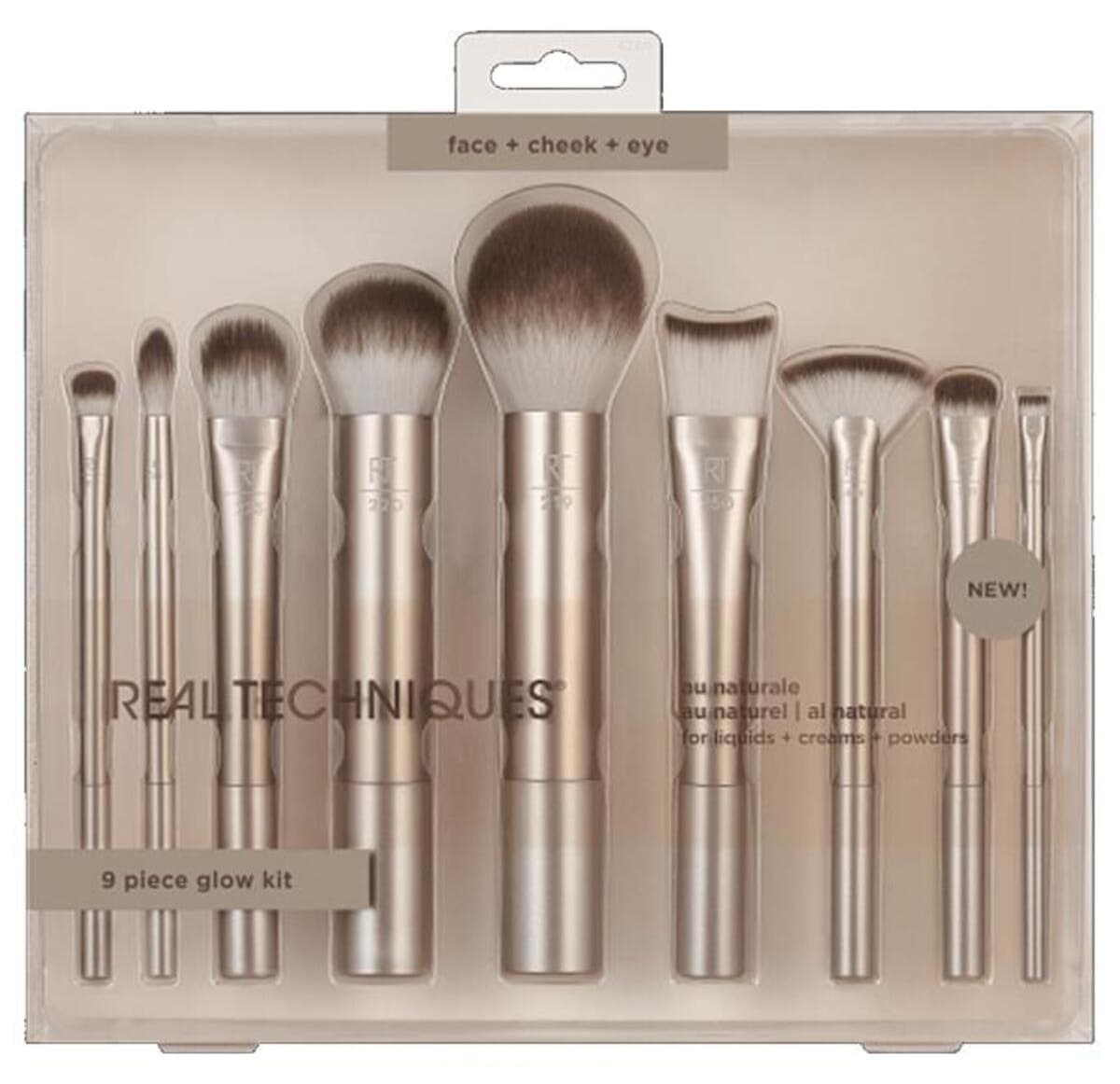 ست براش آرایش Real Techniques Al Natural Glow Kit 9 Piece مدل RT4266 ست براش آرایش Real Techniques Al Natural Glow Kit 9 Piece مدل RT4266